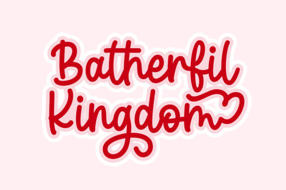 Batherfil Kingdom: A Playful Script Font for Bold Branding