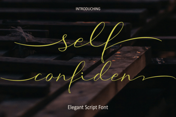 Elevating Visual Identity with Self Confident: A Modern Script for the Creative Professional