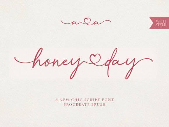 Honey Day: The Art of Delicate Affection in Typography