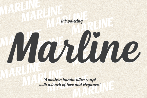 Marline: A Script Font for Modern Elegance