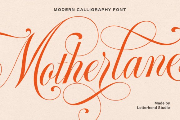 Motherlane: Elevating Design with the Grace of Modern Calligraphy