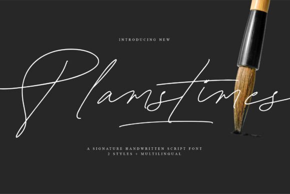 Plamstimes: The Elegant Script Font for Modern Branding