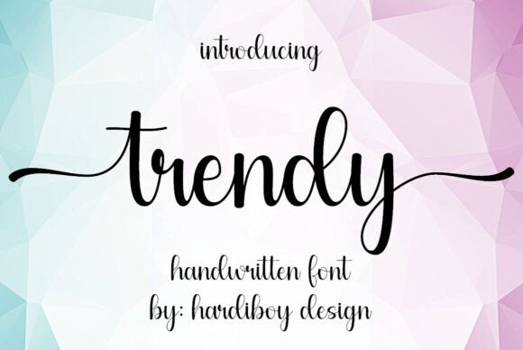 Trendy Font Evaluation
