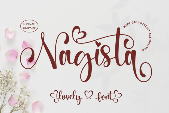 Unlocking Elegance with Nagista: The Duo Font Script and Dingbats for Custom Designs